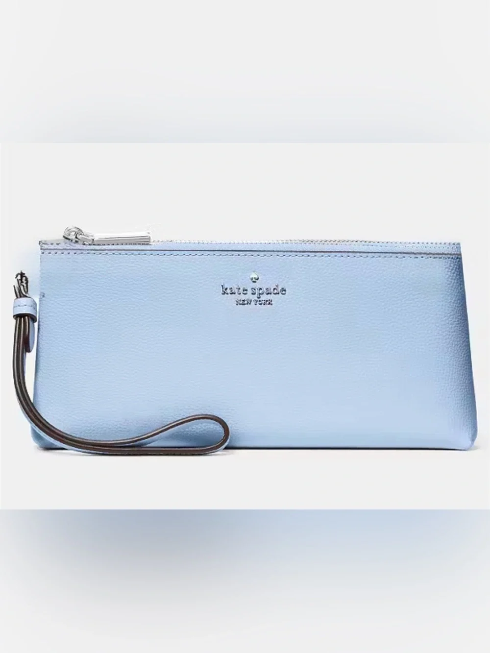 Kate Spade New York L-Zip Leather Wristlet